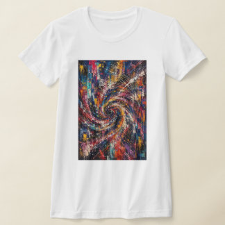 Unendliches Chaos | Abstrakter Wirbel T-Shirt