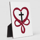 Unendliches Christliches Kreuz Fotoplatte (Seite)