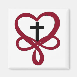 Unendliches Christliches Kreuz Magnet