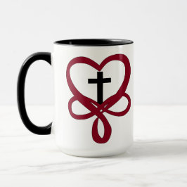 Unendliches Christliches Kreuz Tasse