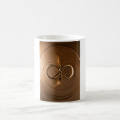 Unendliches Design Goldene Tasse (Mittel)