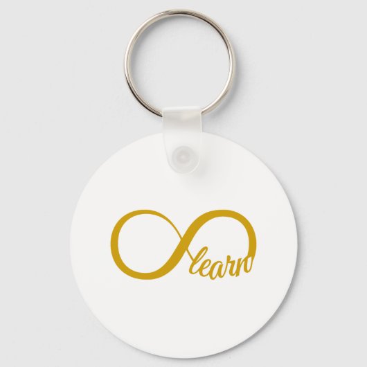 Unendliches Lernen Schlüsselanhänger (Rückseite)