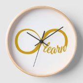 Unendliches Lernen Uhr (Vorderseite)