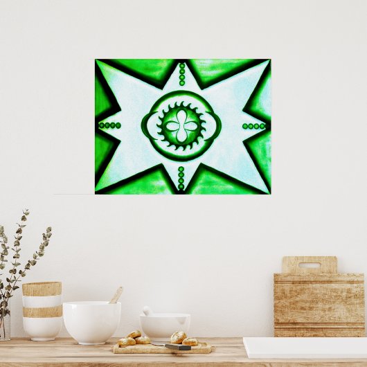 unendliches Licht Poster (Küche)