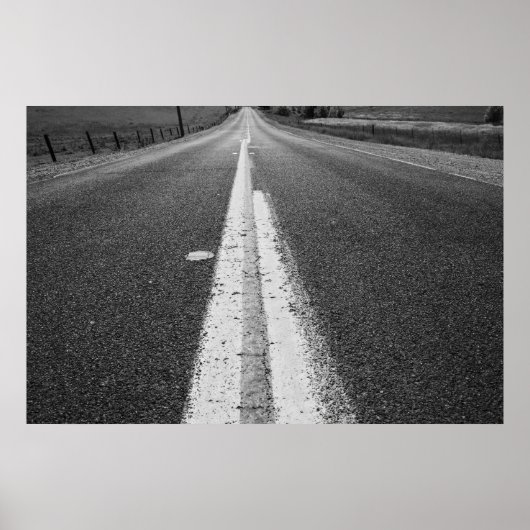 Unendliches Straßenplakat, drucken Poster (Vorne)