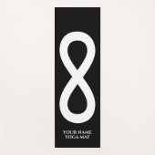 Unendliches Symbol für spirituelles Symbol individ Yogamatte (Vorderseite)
