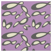 Unendliches Symbol - Gelb, Schwarz, Lavendel Stoff (Nahaufnahme)