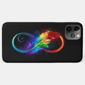 Unendliches Symbol mit Regenbogenfederhalter Case-Mate iPhone Hülle (Rückseite (Horizontal))