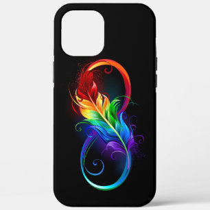 Unendliches Symbol mit Regenbogenfederhalter Case-Mate iPhone Hülle