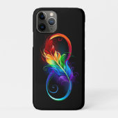 Unendliches Symbol mit Regenbogenfederhalter Case-Mate iPhone Hülle (Rückseite)