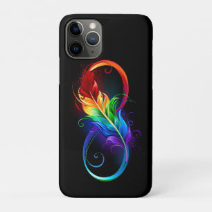Unendliches Symbol mit Regenbogenfederhalter Case-Mate iPhone Hülle