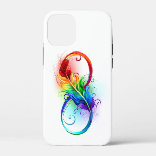 Unendliches Symbol mit Regenbogenfederhalter Case-Mate iPhone Hülle