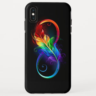 Unendliches Symbol mit Regenbogenfederhalter Case-Mate iPhone Hülle