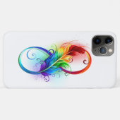 Unendliches Symbol mit Regenbogenfederhalter Case-Mate iPhone Hülle (Rückseite (Horizontal))