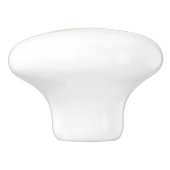 Unendliches Symbol mit Regenbogenfederhalter Keramikknauf (Seitenansicht)