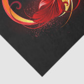 Unendliches Symbol mit Regenbogenfederhalter Seidenpapier (Detail)