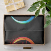 Unendliches Symbol mit Regenbogenfederhalter Seidenpapier (Geschenk)
