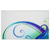 Unendliches Symbol mit Regenbogenfederhalter Stoff (Fat Quarter (45,7 x 55,9 cm))