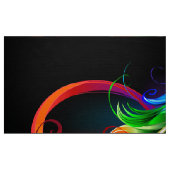 Unendliches Symbol mit Regenbogenfederhalter Stoff (Fat Quarter (45,7 x 55,9 cm))