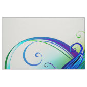 Unendliches Symbol mit Regenbogenfederhalter Stoff (Fat Quarter (45,7 x 55,9 cm))