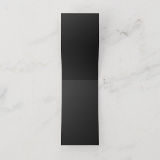 Unendliches Symbol mit Regenbogenfederhalter Terminkarte (Innenseite Aufgefaltet)