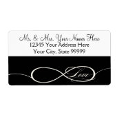 Unendliches Symbol signieren unendliche Liebe Hoch (Vorne)