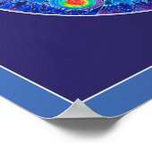 Unendliches Universe Mandala Poster (Ecke)