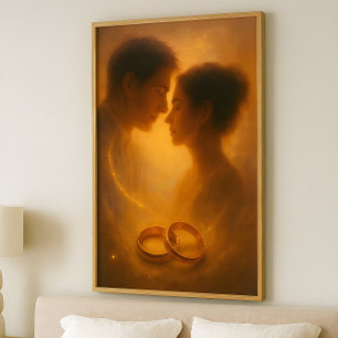Unendliches Versprechen – Romantisches Himmelsdesi Poster