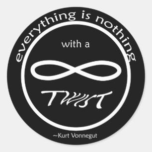 Unendlichkeit Alles Nichts Aufkleber