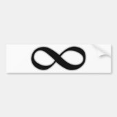 Unendlichkeit Autoaufkleber (Vorne)