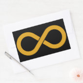 Unendlichkeit der Akzeptanz von Autismus Rechteckiger Aufkleber (Umschlag)