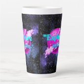 Unendlichkeit erforschen milchtasse (Vorderseite)