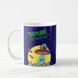 Unendlichkeit erkunden kaffeetasse