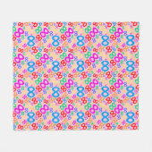 Unendlichkeit Fleecedecke (Vorderseite (Horizontal))