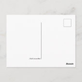 Unendlichkeit geht für immer weiter postkarte (Rückseite)