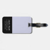 Unendlichkeit Gepäckanhänger (Rückseite horizontal)