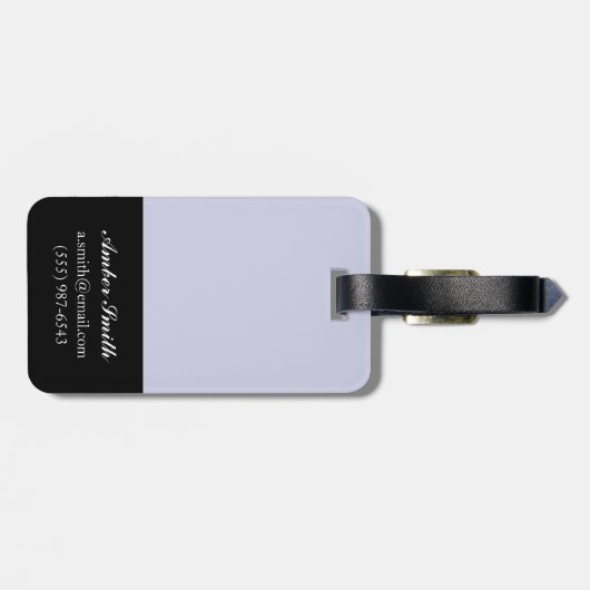 Unendlichkeit Gepäckanhänger (Rückseite horizontal)