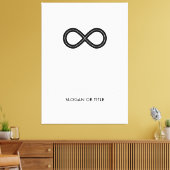 Unendlichkeit Harmonie-Symbol Leinwanddruck (Insitu (Wohnzimmer))