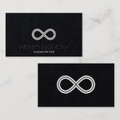 Unendlichkeit Harmonie-Symbol Visitenkarte (Vorne/Hinten)