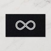 Unendlichkeit Harmonie-Symbol Visitenkarte (Rückseite)