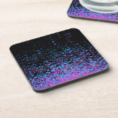 Unendlichkeit in lila und blau untersetzer (Linke Seite)