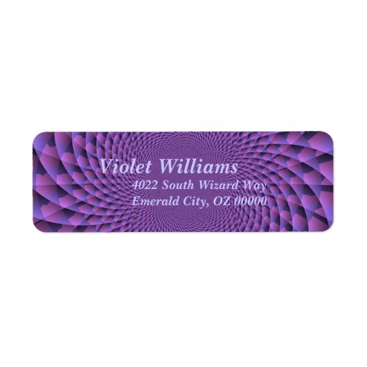 Unendlichkeit ist Lila (Vorne)