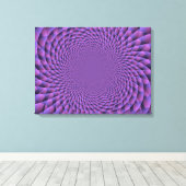 Unendlichkeit ist Lila Leinwanddruck (Insitu (Holzboden))