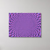 Unendlichkeit ist Lila Leinwanddruck (Vorderseite)