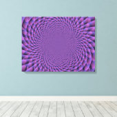 Unendlichkeit ist Lila Leinwanddruck (Insitu (Holzboden))