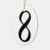 Unendlichkeit Keramikornament (Links)