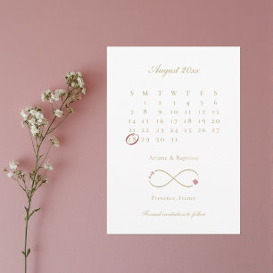 Unendlichkeit Liebe Doppeltes Glück Hochzeitskalen Save The Date