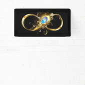 Unendlichkeit mit Golden Peacock Feather Banner (InSitu)