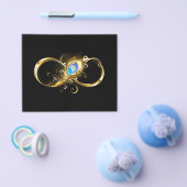 Unendlichkeit mit Golden Peacock Feather Flyer (Einzeln)