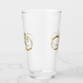 Unendlichkeit mit Golden Peacock Feather Glas (Rechts)